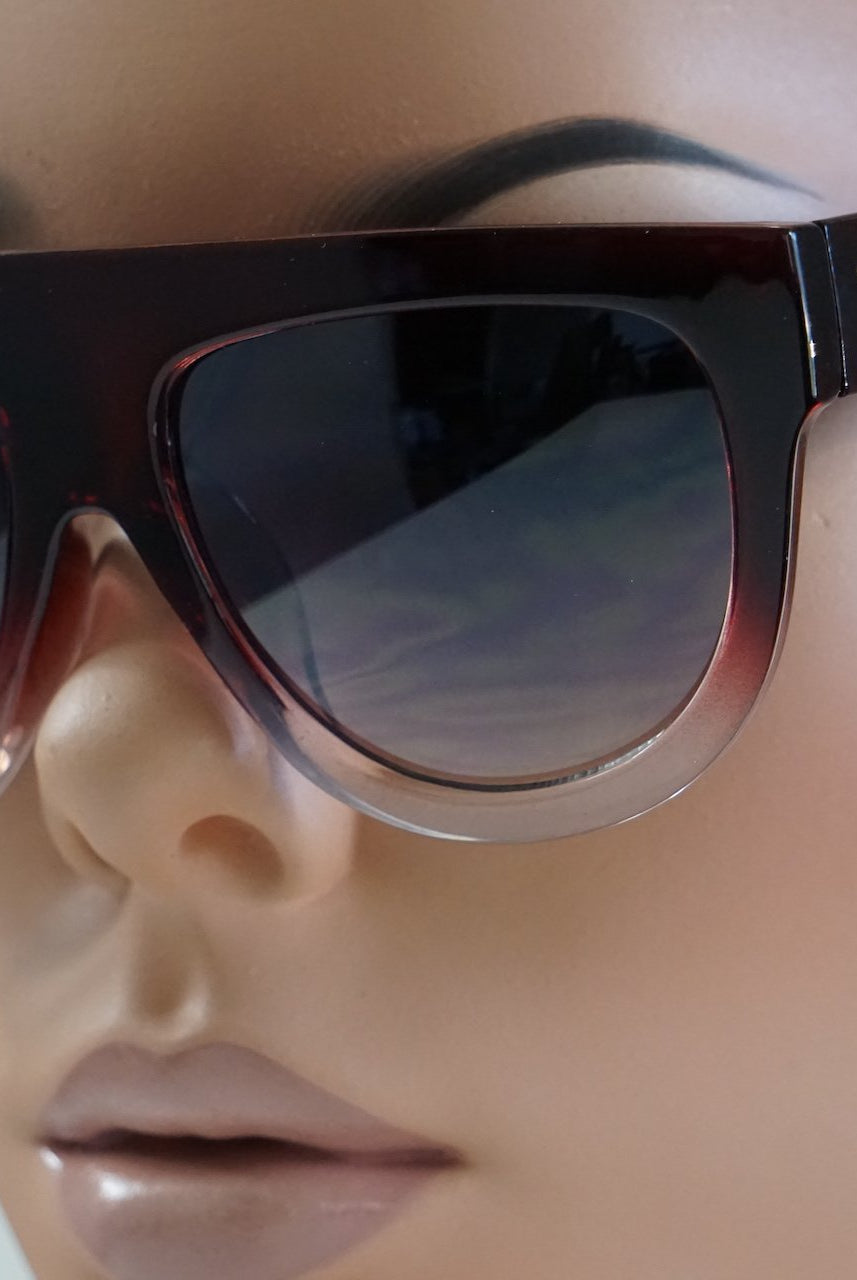 Sunglasses Burgundy/Transparent