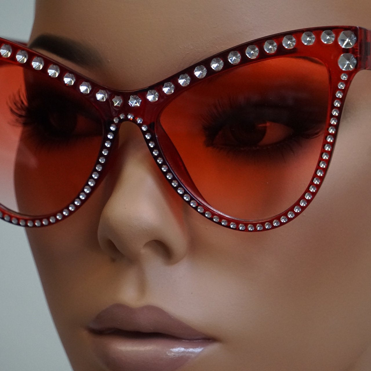 Framed-Cat Eye Sunglasses