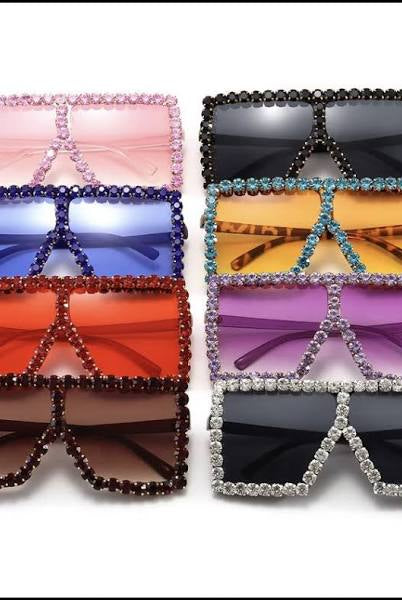 RINESTONE SUNGLASSES