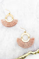 Fan Tassel Drop Earrings
