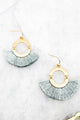 Fan Tassel Drop Earrings