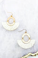 Fan Tassel Drop Earrings