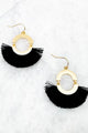 Fan Tassel Drop Earrings