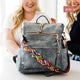 Chic Vegan Leather Convertible Bag