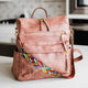 Chic Vegan Leather Convertible Bag