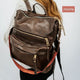 Chic Vegan Leather Convertible Bag
