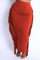 Way Too Sexy Fringed Skirt