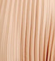 Pleated Mock Neck Midi Dress-Champagne