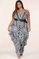 Chic Print Jumpsuit